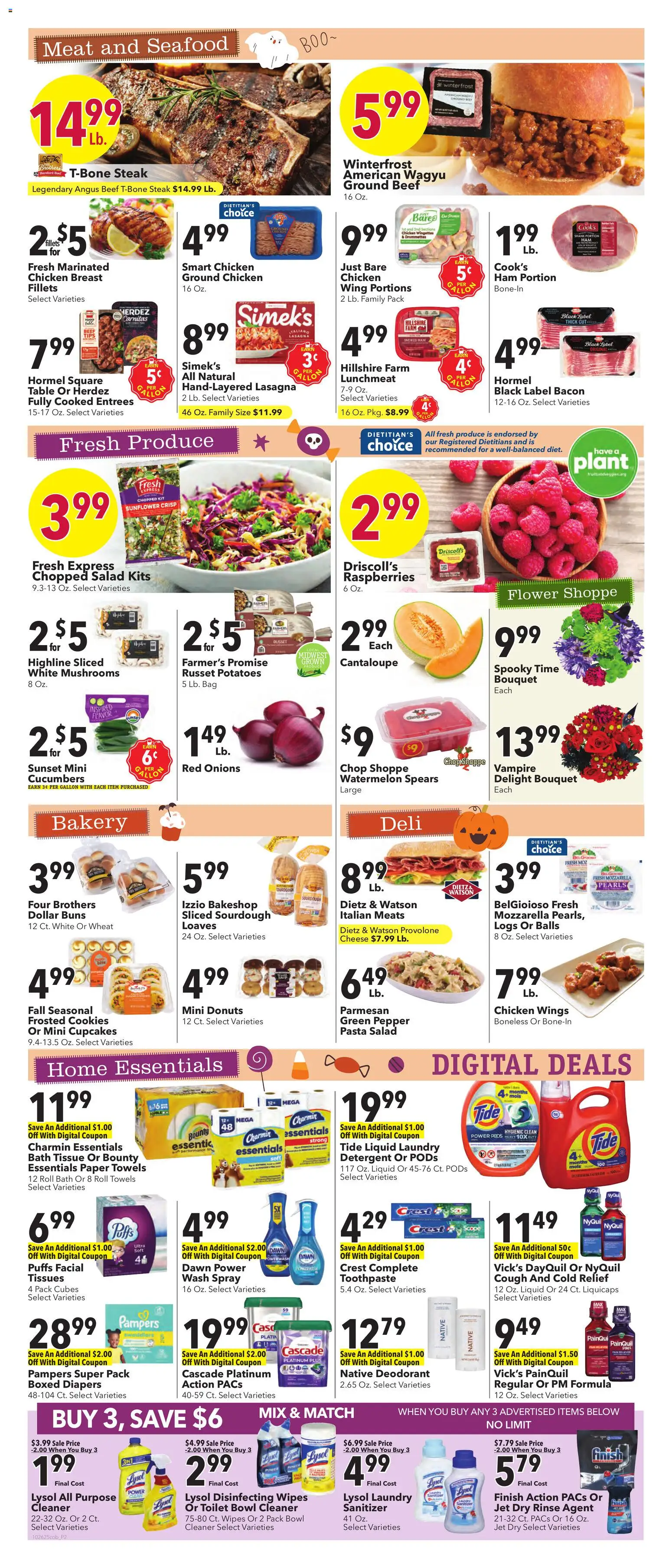 Coborn's Weekly Ad - valid from 29.10.2025 | Page: 4 | Products: Cheese, Potatoes, Seafood, Bag
