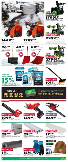 Preview of Kent weekly flyer / circulaire from shop Kent valid from 23.10.2025 | Page: 4 | Products: Hat, Gloves, Watch