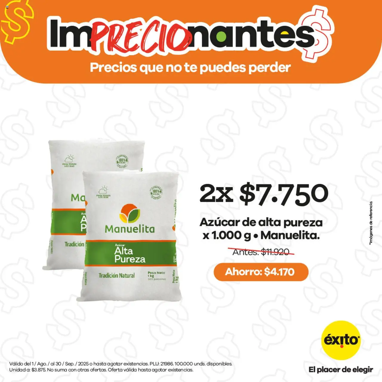 Éxito revista - valida desde el 01.08.2025 | Página: 2 | Productos: Té, Azucar, Peso