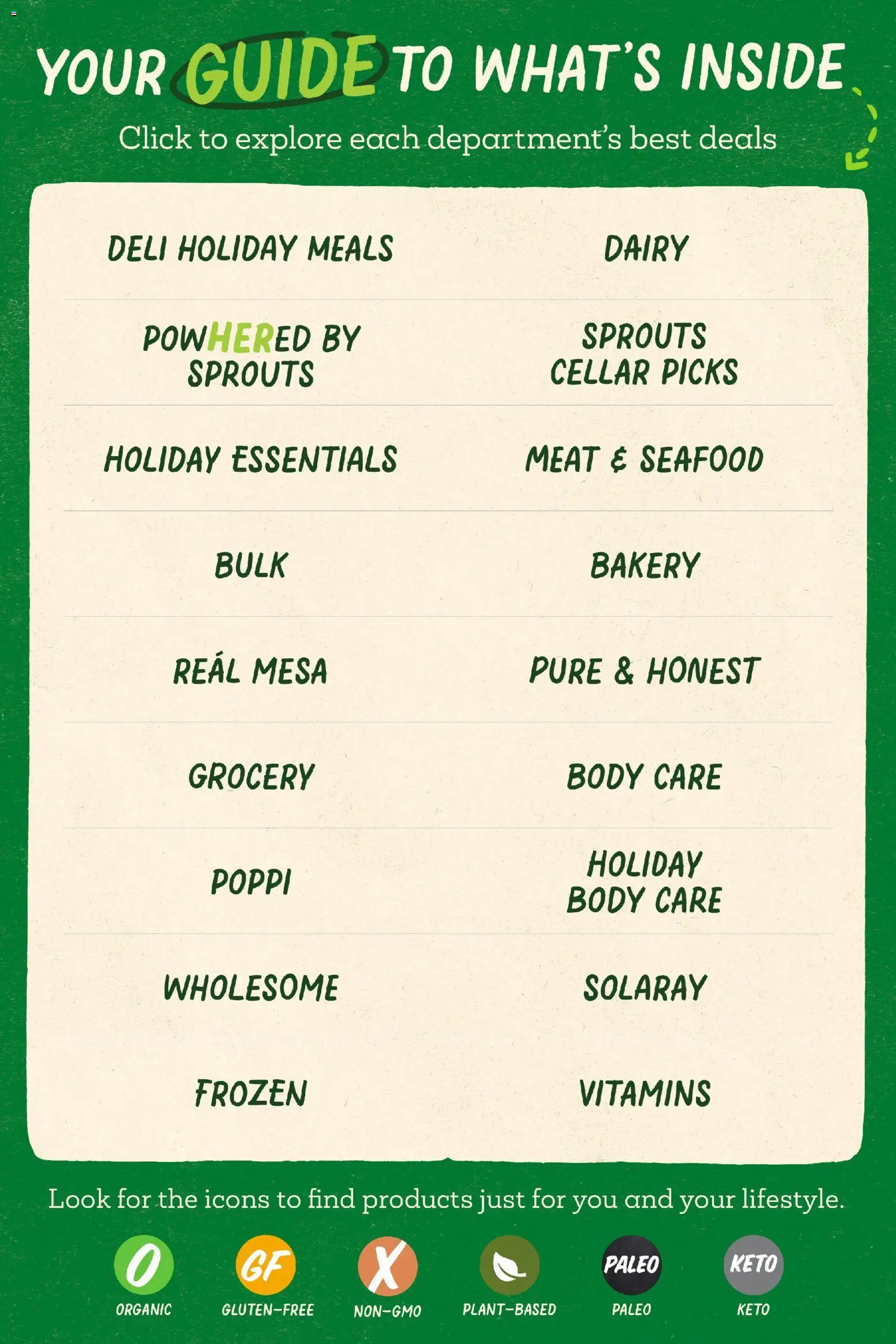 Sprouts Monthly Ad - valid from 29.10.2025 | Page: 2 | Products: Bakery, Seafood