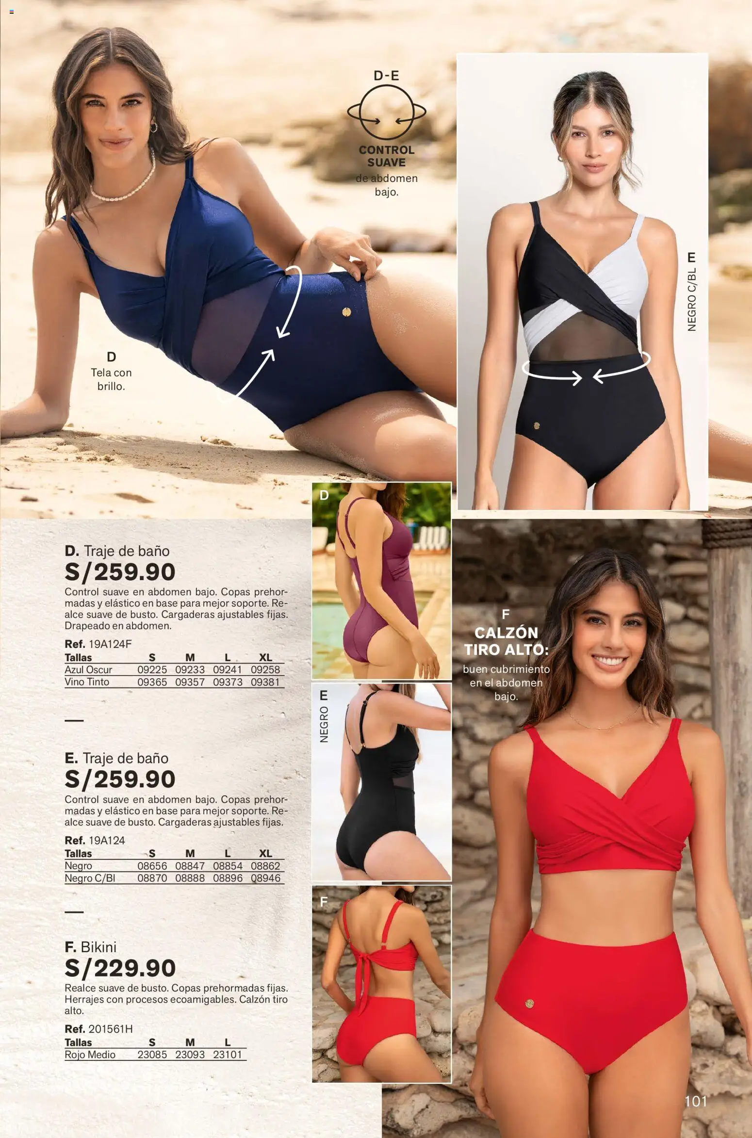 Catálogo Leonisa válido desde 26.12.2025 | Página: 101 | Productos: Baño, Vino, Traje de baño, Traje