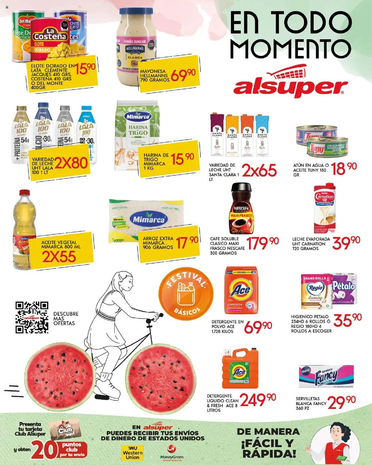 Nuevas ofertas de Alsuper válidas en toda la República Mexicana desde el 03.10.2025. ¡Encuentra las mejores ofertas en Alsuper - Folleto Chihuahua Estado! | Página: 8 | Productos: Agua, Café, Hojuelas, Servilletas