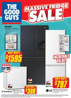 Preview of The Good Guys Massive Fridge Sale - valid from 29.10.2025