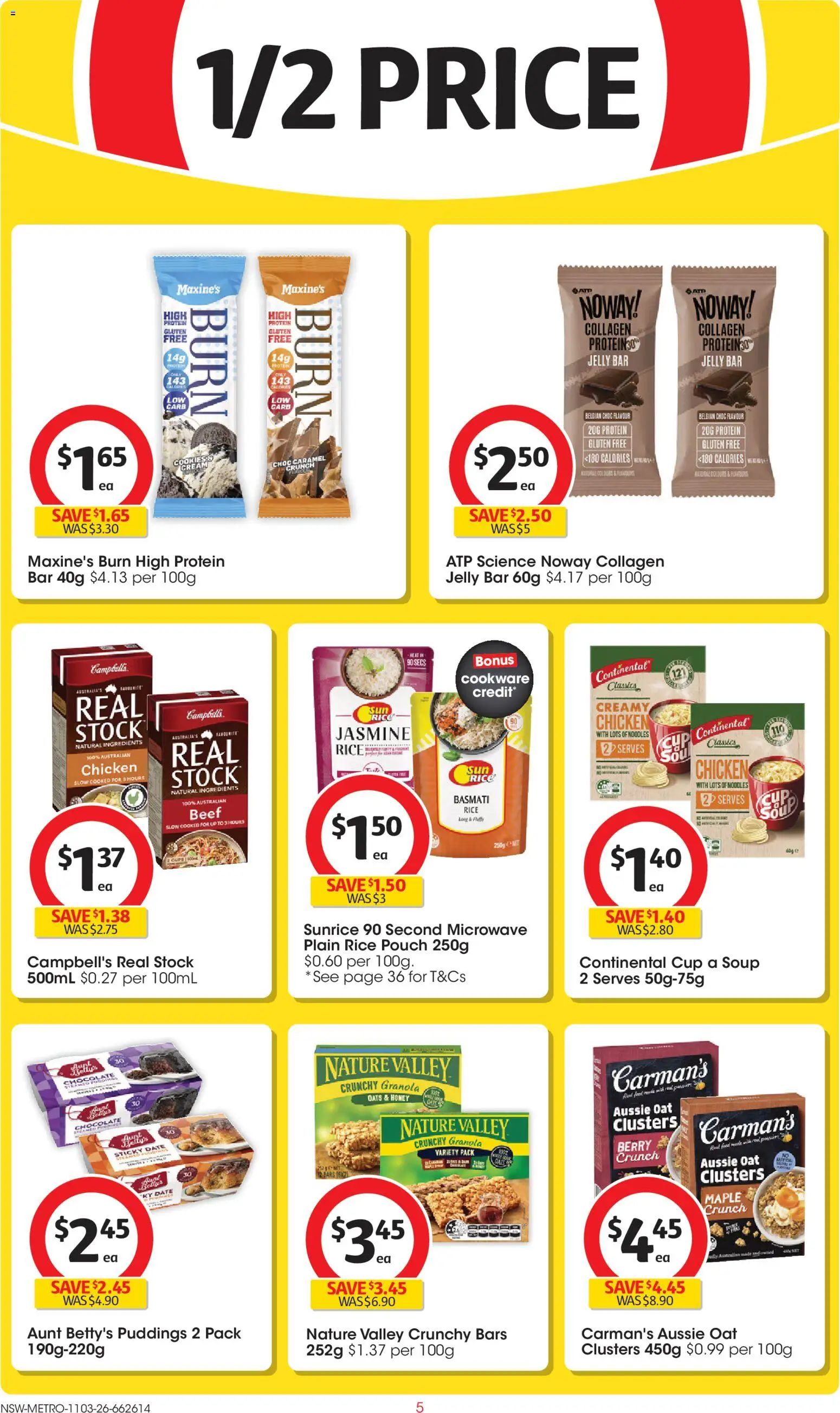Coles catalogue - valid from 11.03.2026 | Page: 5 | Products: Rice, Noodles, Soup, Microwave