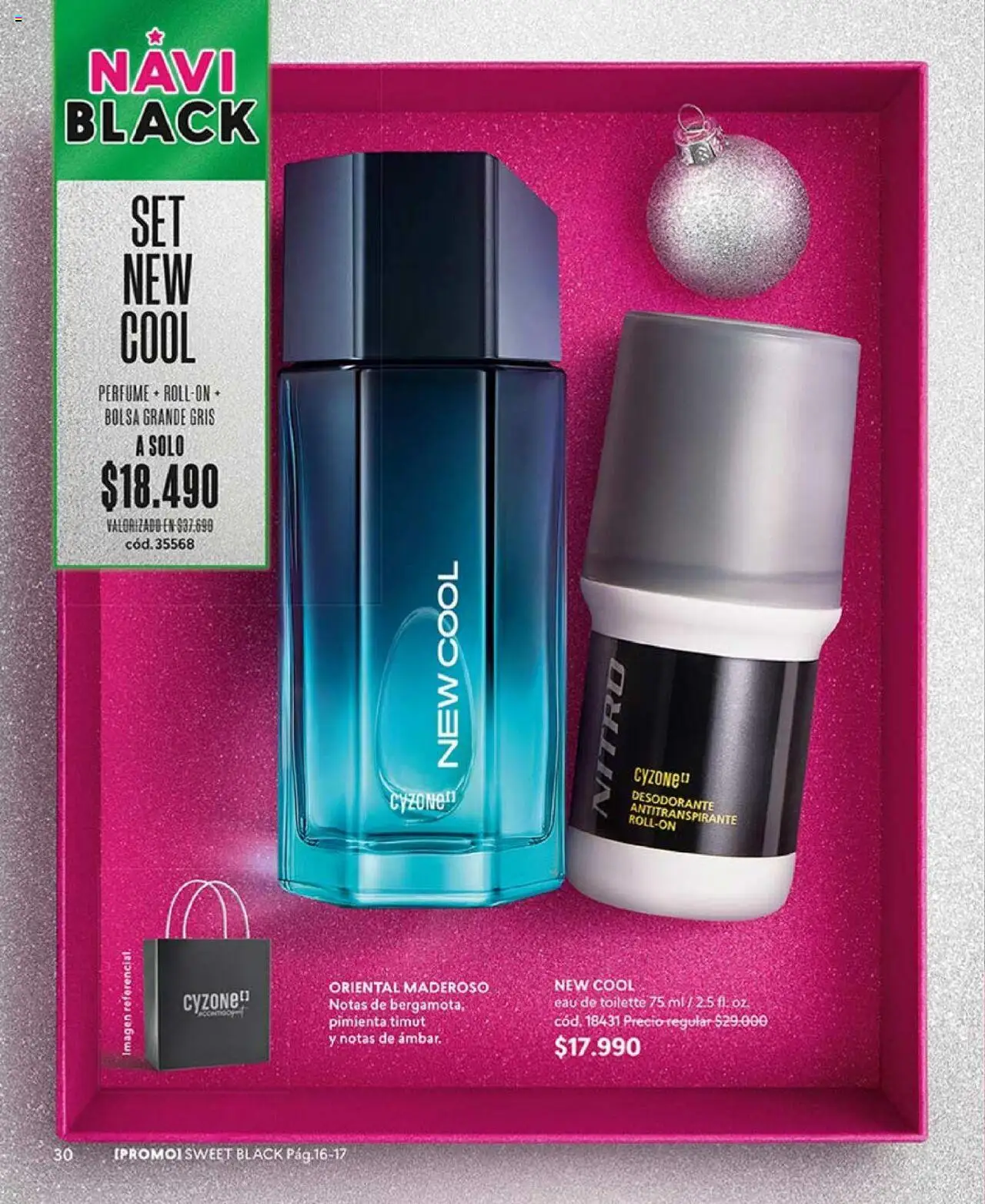 Catálogo CyZone Campaña 17 │ válido desde el 14.10.2025 | Página: 30 | Productos: Bolsa, Perfume, Desodorante, Antitranspirante