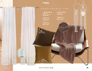 Vista previa de Andrea catálogo Home, nuevo folleto de la tienda, válido en México a partir del 25.01.2026 | Página: 35 | Productos: Chocolate, Cortinas