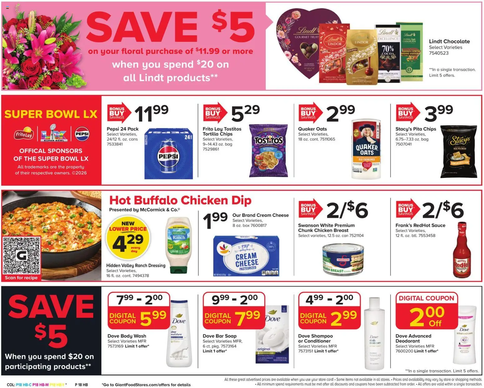 Giant Weekly Ad - valid from 30.01.2026 | Page: 22 | Products: Box, Soap, Chips, Body Wash