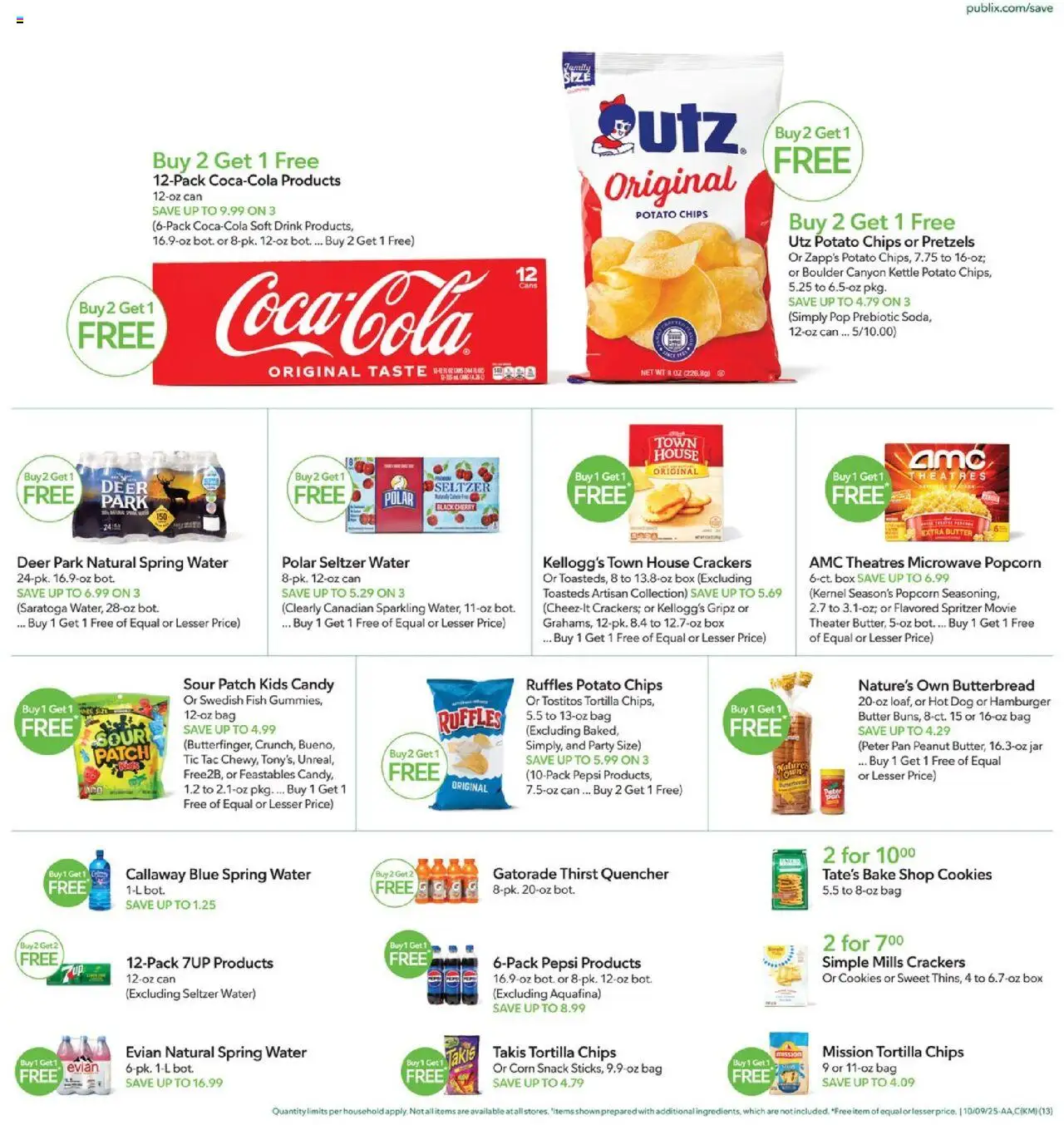 Publix Leaflet - valid from 08.10.2025 | Page: 13 | Products: Box, Butter, Fish, Kettle