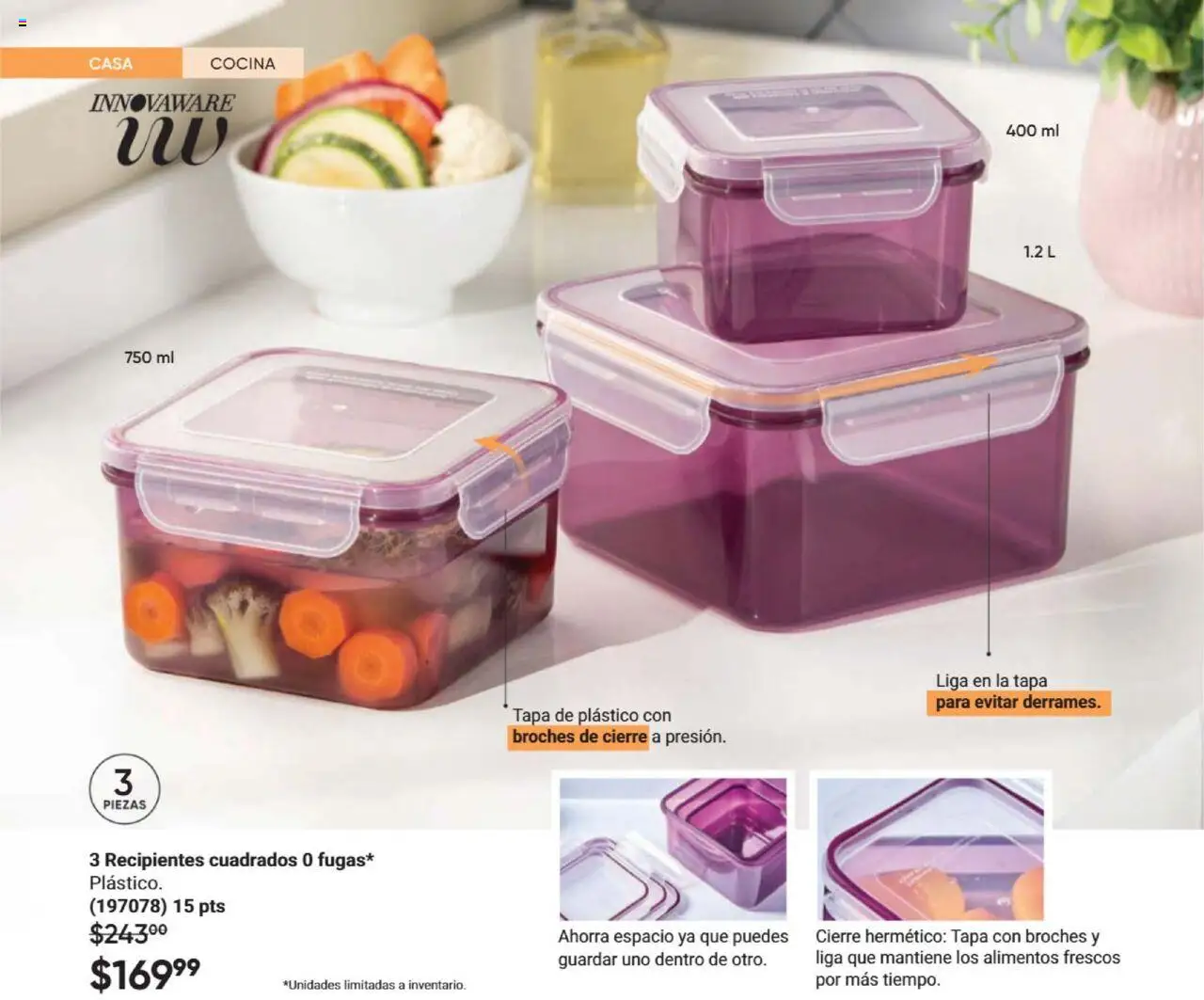 Nuevas ofertas de AVON válidas en toda la República Mexicana desde el 09.10.2025. ¡Encuentra las mejores ofertas en AVON - Casa & Estilo 16 2025! | Página: 52 | Productos: Cocina, Liga
