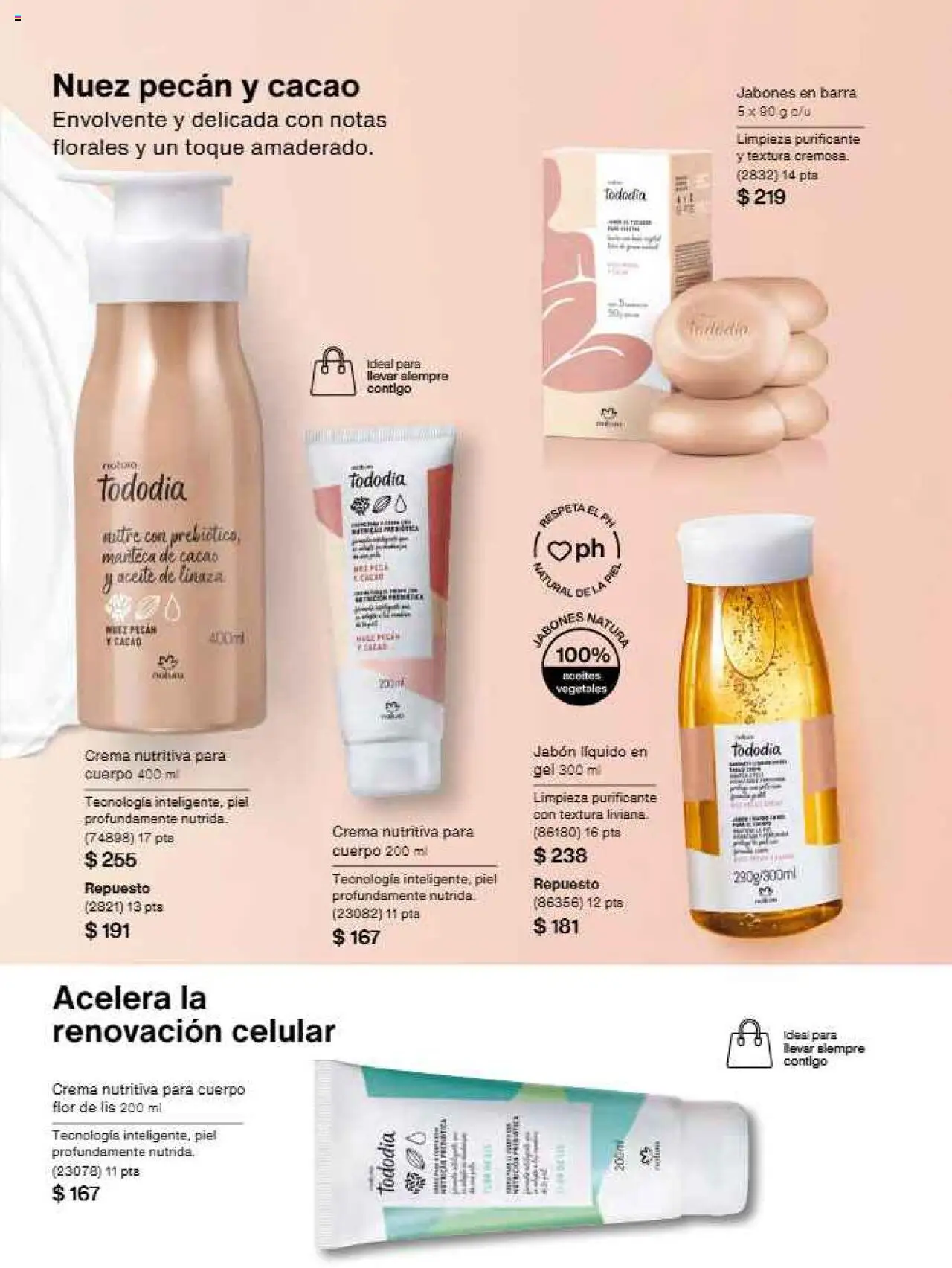Nuevas ofertas de Natura válidas en toda la República Mexicana desde el 21.07.2025. ¡Encuentra las mejores ofertas en Natura - Campaña12 2025! | Página: 122 | Productos: Jabón líquido, Crema, Cacao, Barra