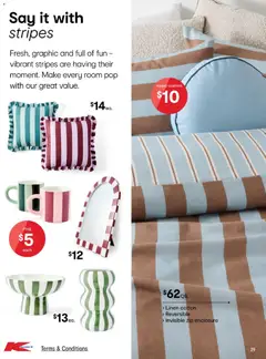 Preview of Kmart  Catalogue  - valid from 29.01.2026 | Page: 29 | Products: Cushion, Linen