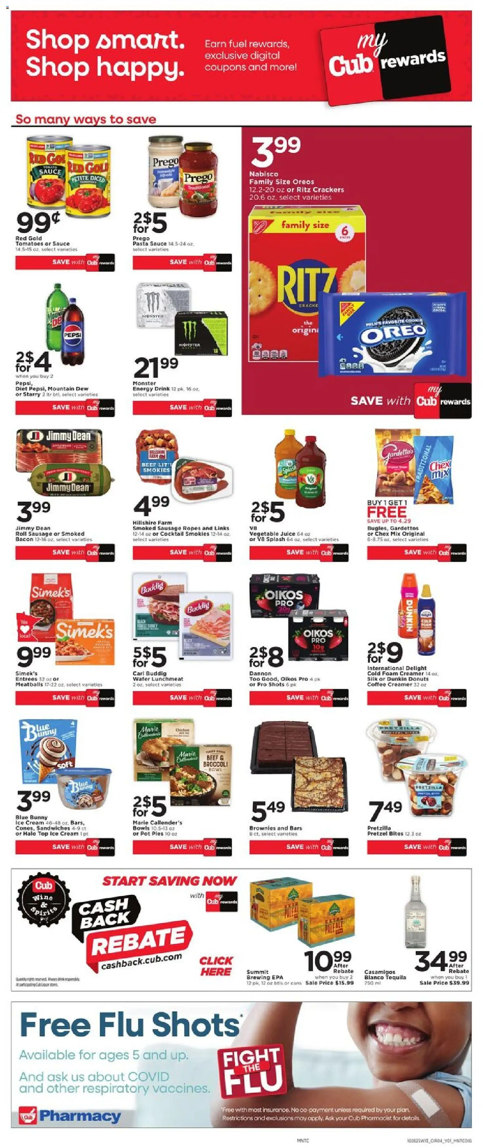 Cub Foods Weekly Ad - valid from 26.10.2025 | Page: 6 | Products: Coffee, Cream, Ice cream, Sauce