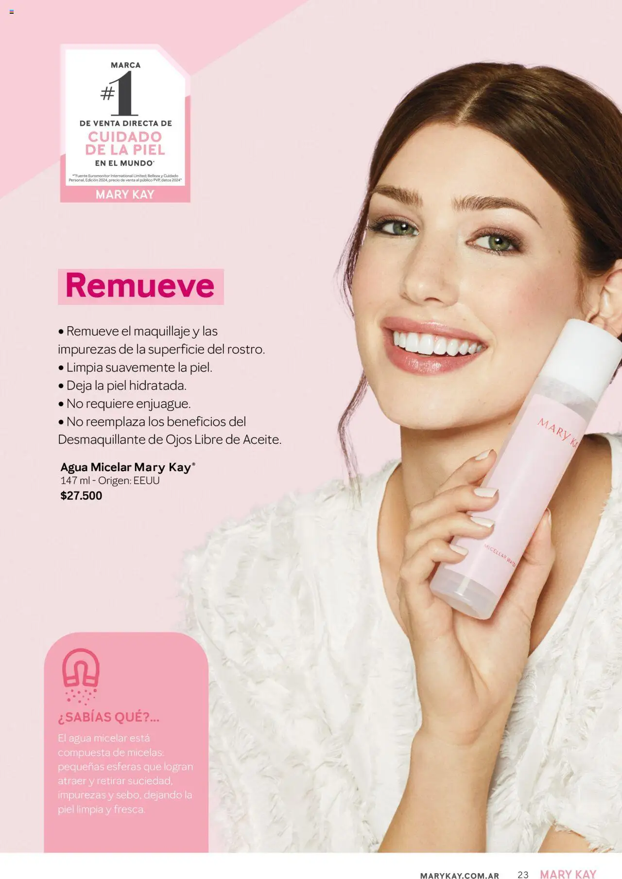 Mary Kay catálogo │ válido desde el 04.04.2025 | Página: 23 | Productos: Maquillaje, Fuente, Desmaquillante, Agua