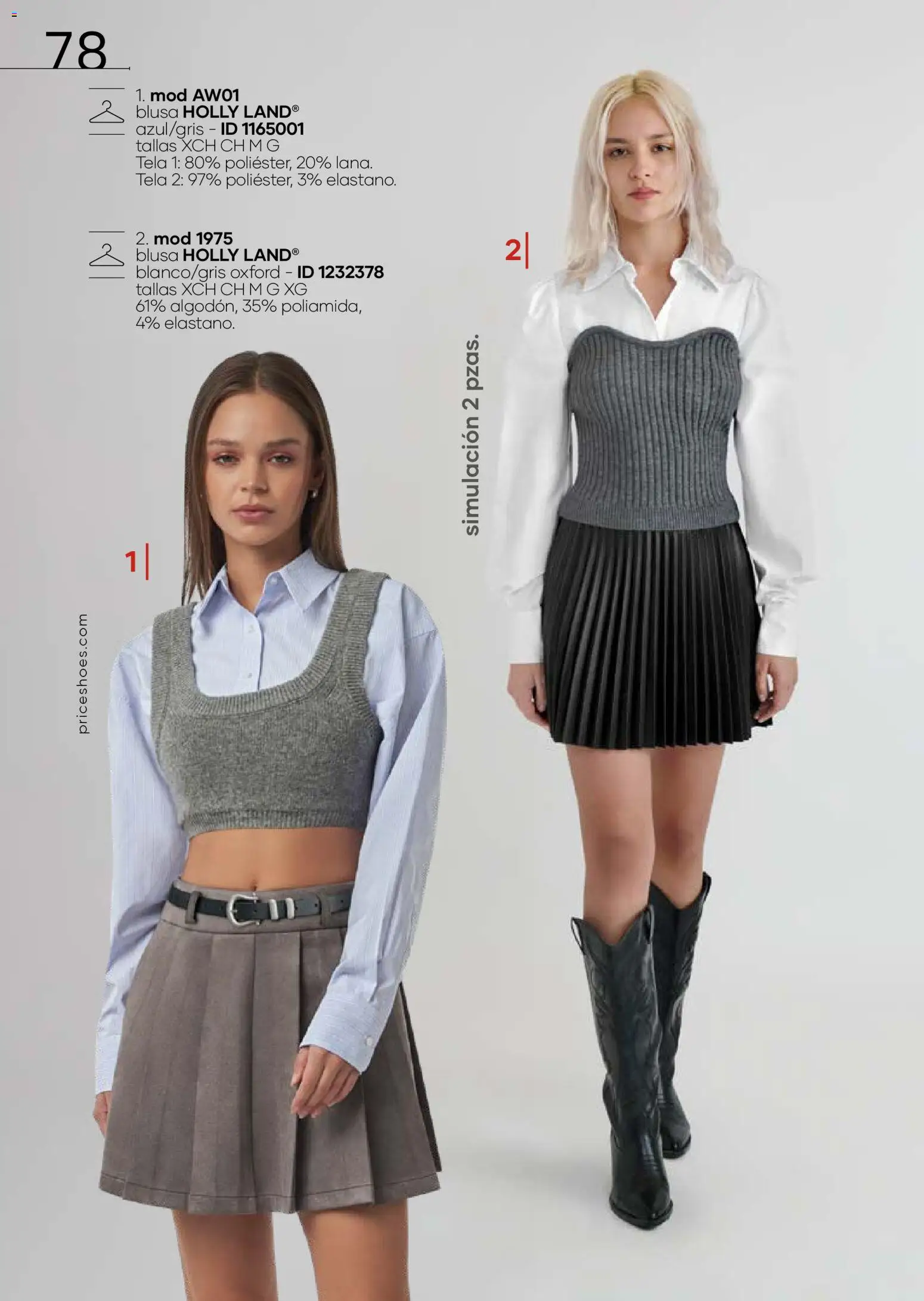 Nuevas ofertas de Price Shoes válidas en toda la República Mexicana desde el 27.11.2025. ¡Encuentra las mejores ofertas en Price Shoes catálogo Cierre De Temporada ! | Página: 78 | Productos: Blusa