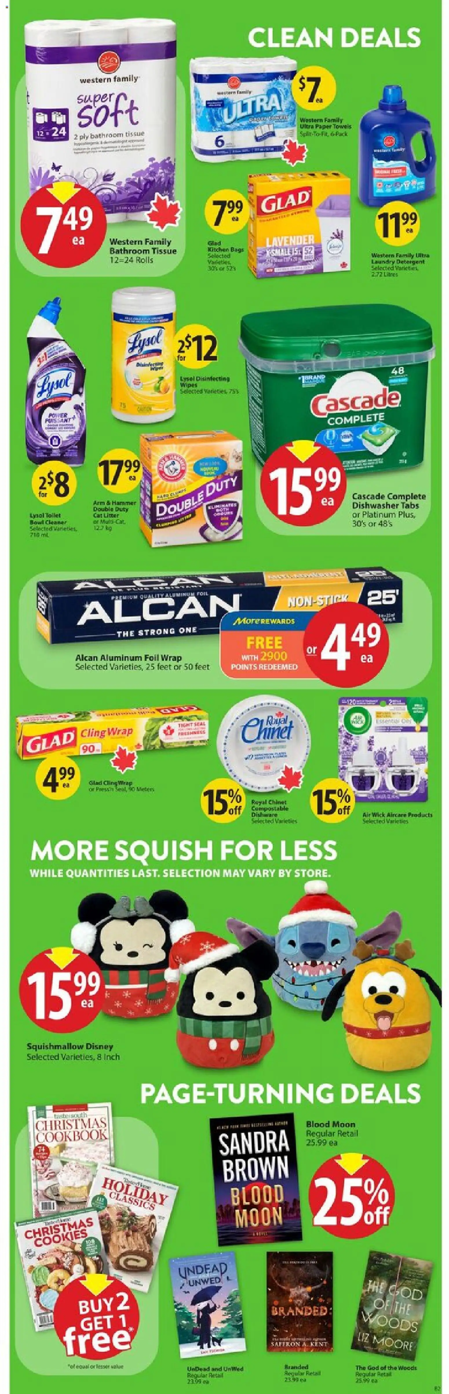 Save on foods flyer valid from 13.11.2025 | Page: 27 | Products: Cookies, Dishwasher, Detergent