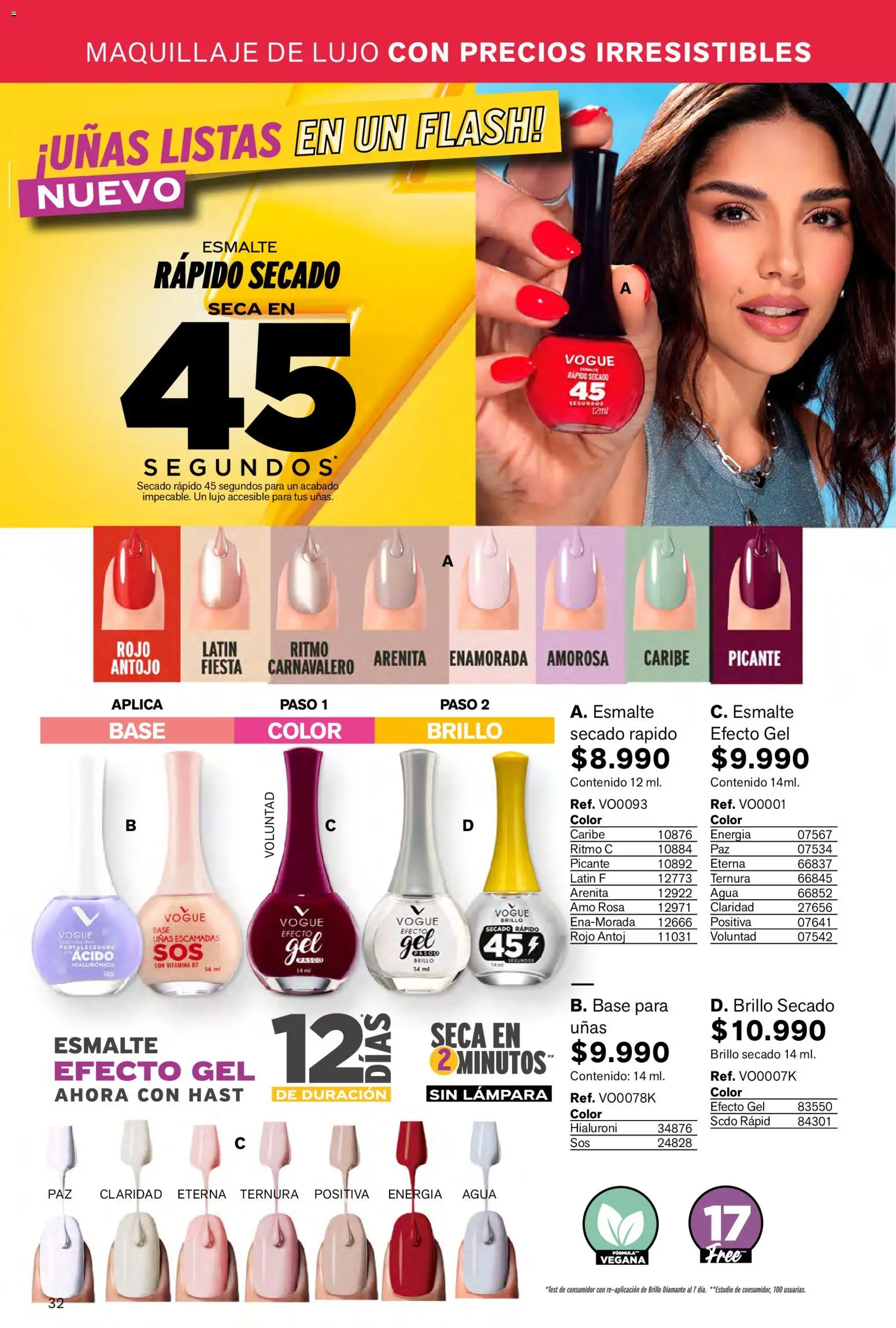 Leonisa revista - valida desde el 02.01.2026 | Página: 32 | Productos: Agua, Brillo, Lámpara, Maquillaje