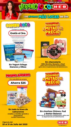 Nuevas ofertas de H-E-B válidas en toda la República Mexicana desde el 25.07.2025. ¡Encuentra las mejores ofertas en H-E-B folleto! | Página: 10