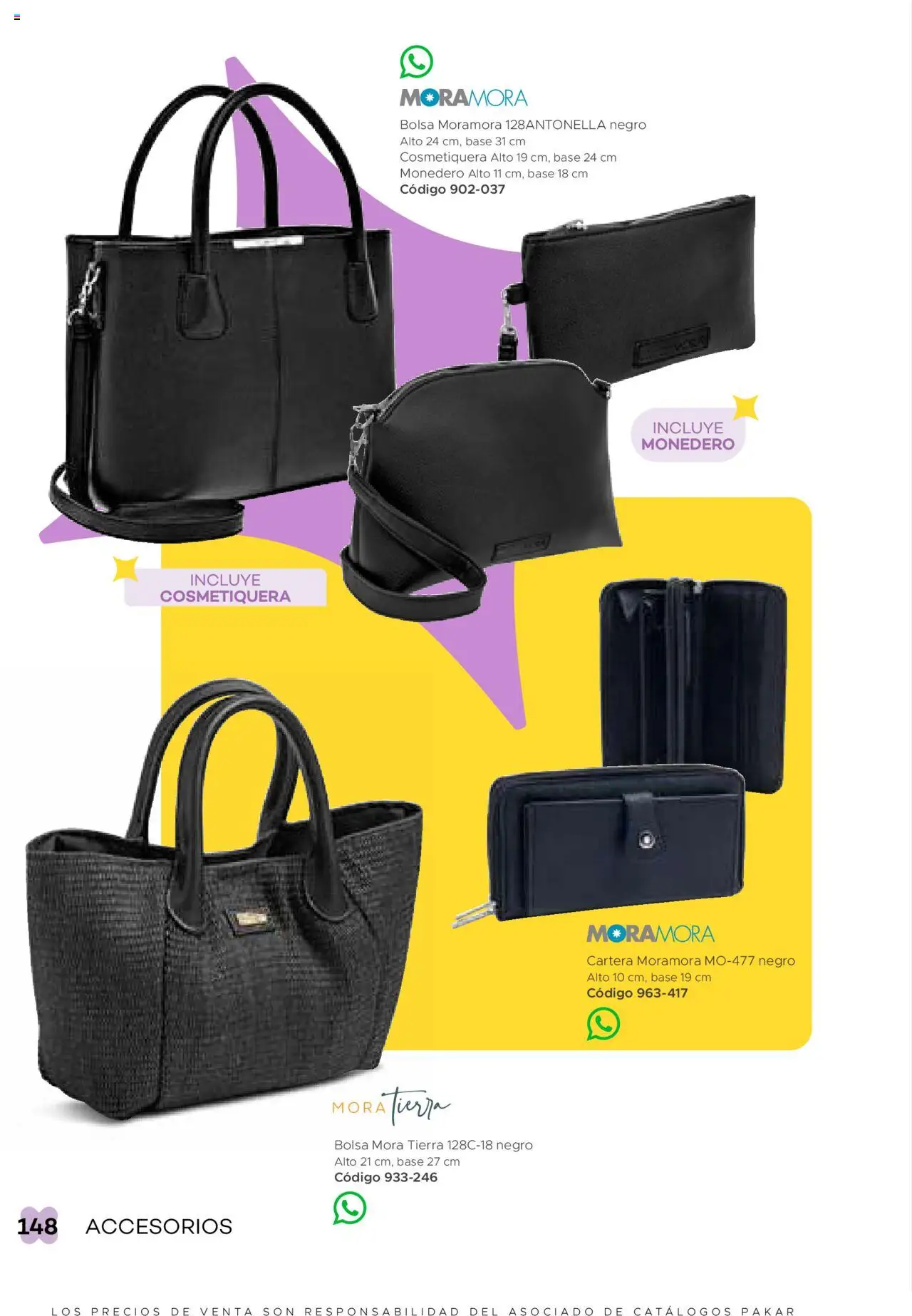 Nuevas ofertas de SC Pakar válidas en toda la República Mexicana desde el 31.01.2025. ¡Encuentra las mejores ofertas en SC Pakar catálogo Ropa! | Página: 148 | Productos: Bolsa, Monedero