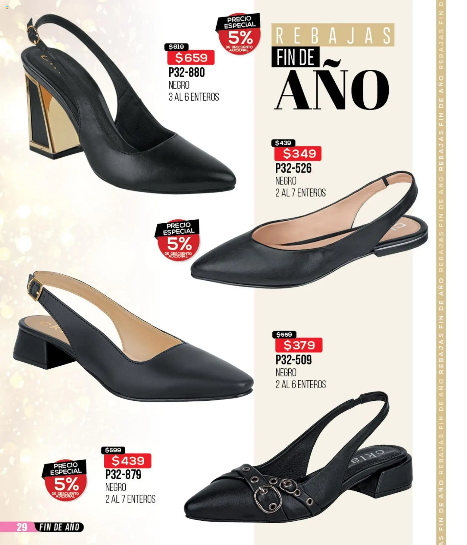 Nuevas ofertas de Cklass válidas en toda la República Mexicana desde el 15.12.2025. ¡Encuentra las mejores ofertas en Cklass catálogo Rebajas fin de año calzado! | Página: 30