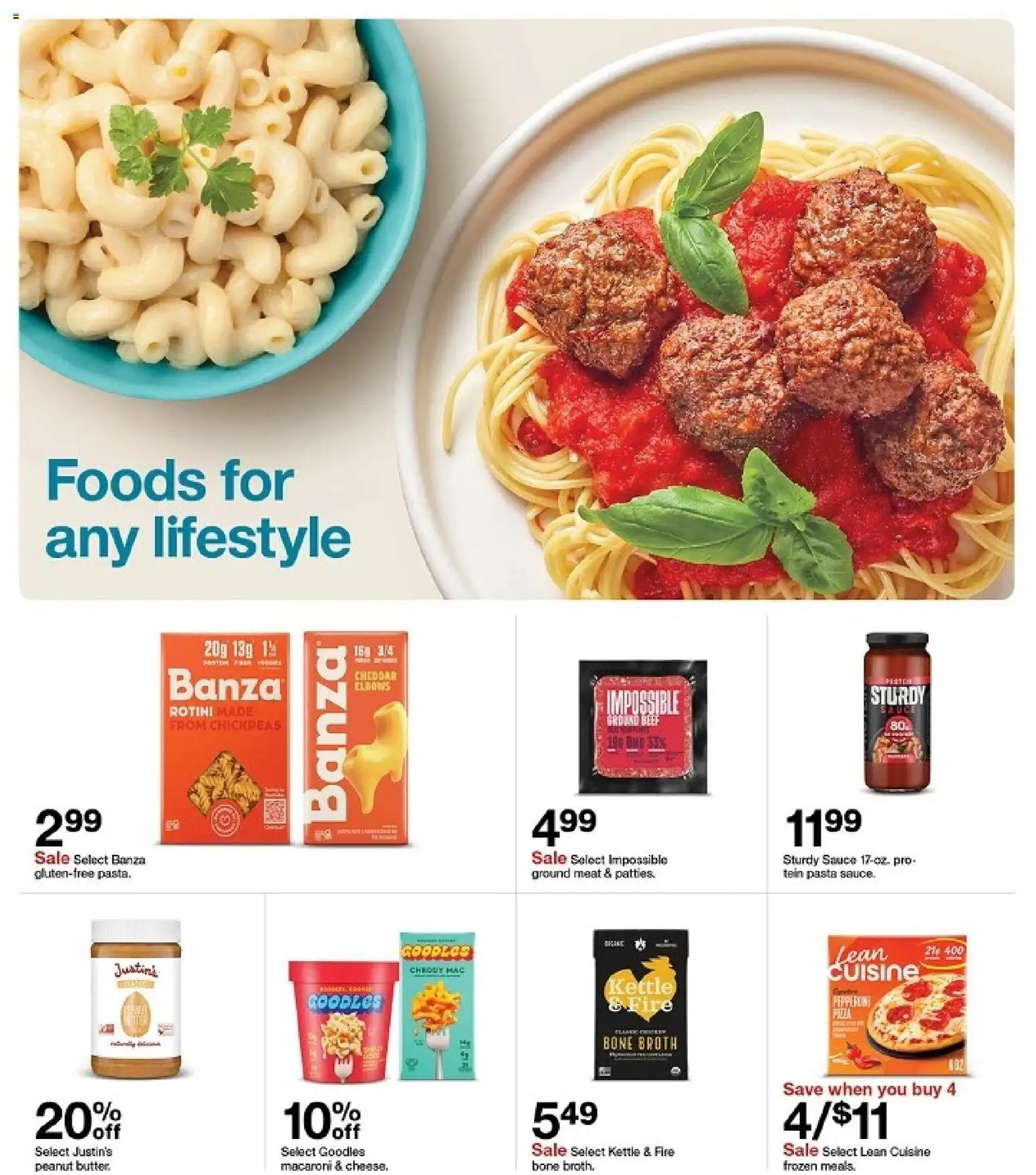 Target Weekly Ad - valid from 11.01.2026 | Page: 7 | Products: Chickpeas, Beef, Pasta, Sauce