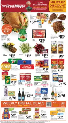 Preview of Fred Meyer weekly ads valid from 19.11.2025