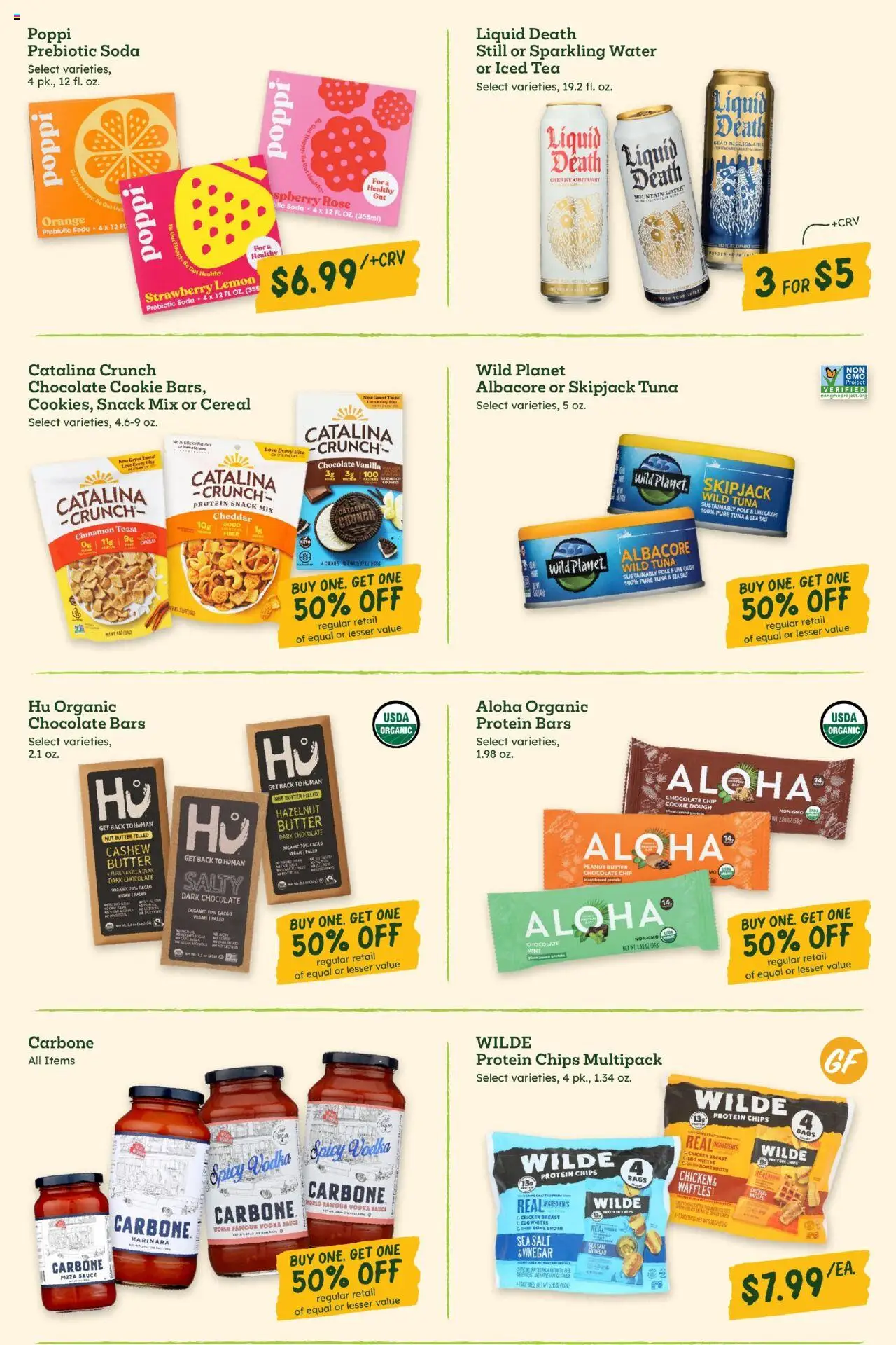 Sprouts Weekly Ad - valid from 20.08.2025 | Page: 7 | Products: Vinegar, Butter, Tea, Lemon