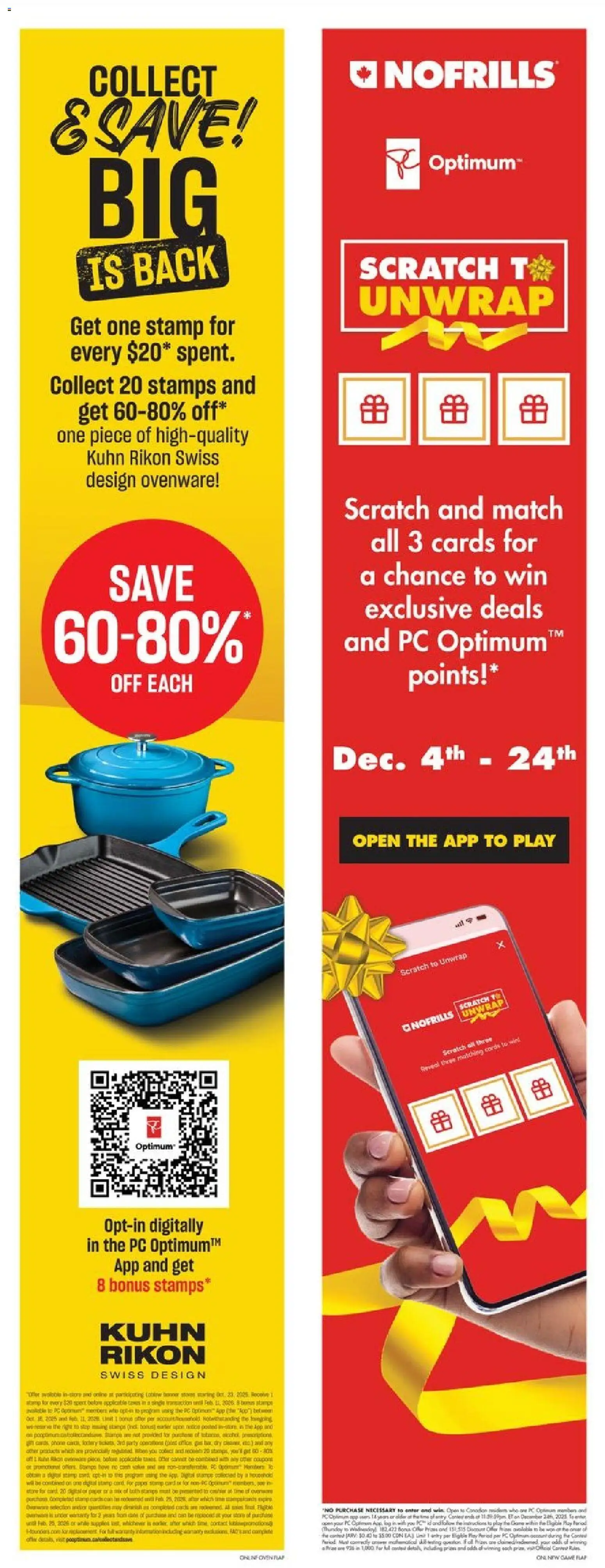 No Frills flyer valid from 18.12.2025 | Page: 13 | Products: Gin, PC, Game