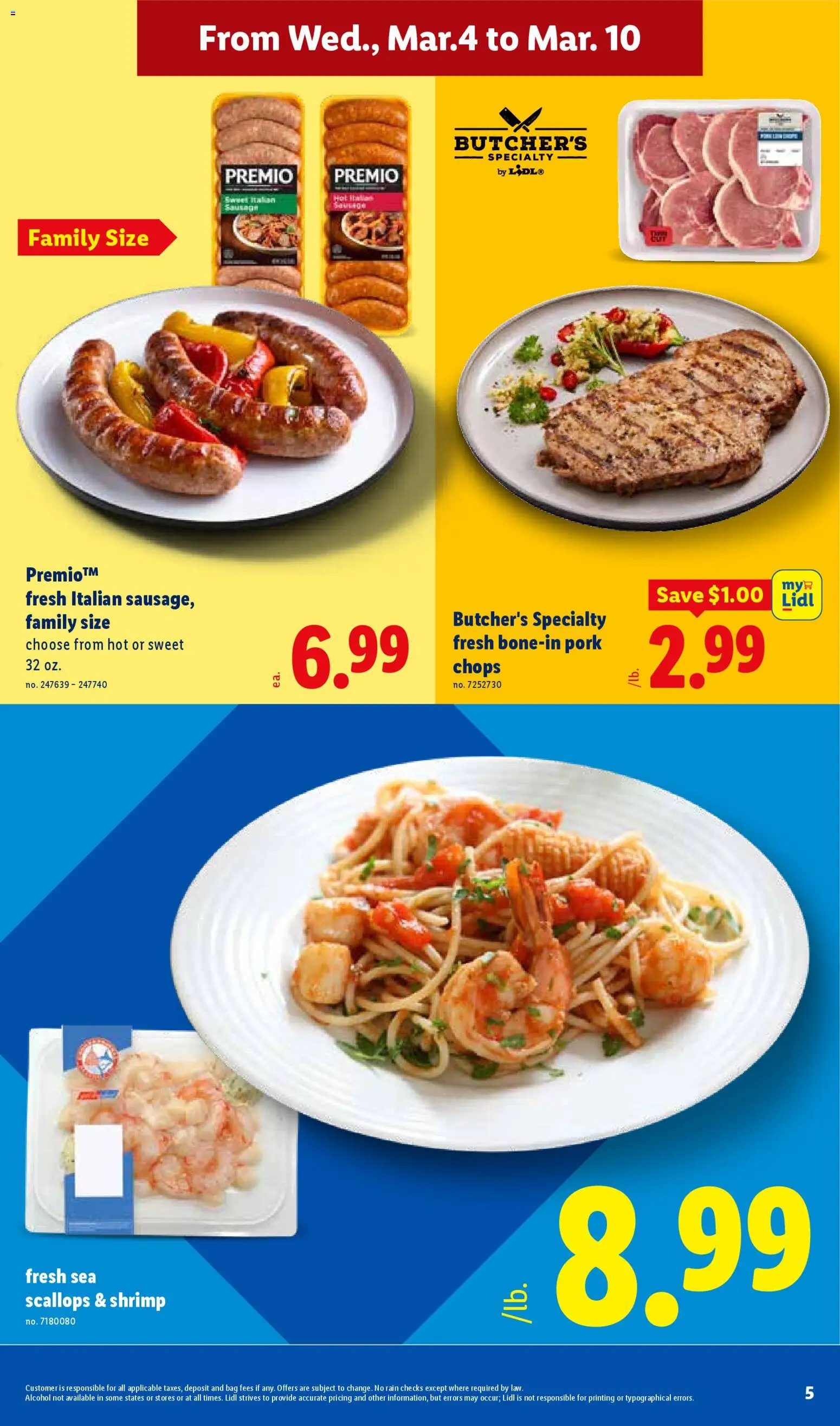 Lidl Weekly Ad - valid from 04.03.2026 | Page: 5 | Products: Pork, Bag