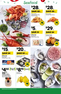 Preview of Weekly catalogue Woolworths 17/12 - valid from 17.12.2025 | Page: 11 | Products: Oysters, Prawns, Sauce, Seafood