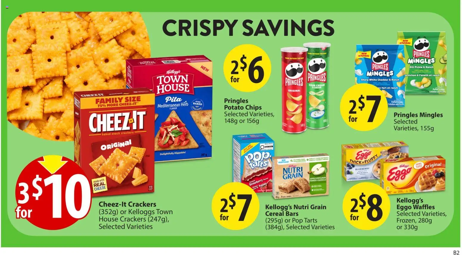 Save on foods flyer valid from 20.11.2025 | Page: 15 | Products: Sour cream, Chips, Cream, Cheese