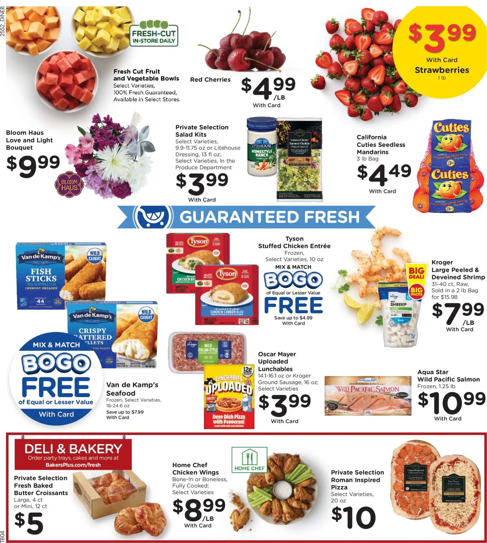 Baker's Weekly Ad - valid from 28.01.2026 | Page: 8 | Products: Mandarins, Butter, Seafood, Sausage