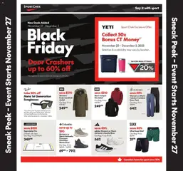 Preview of Sport Chek Black Friday Flyer from shop Sport Chek valid from 27.11.2025