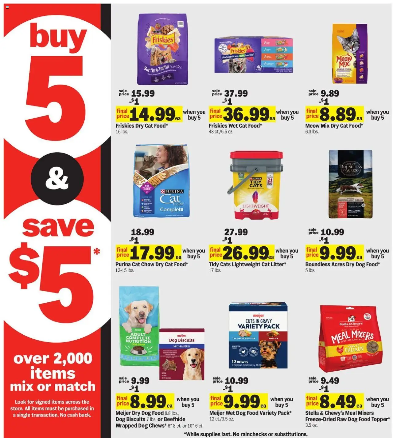 Meijer Weekly Ad - valid from 15.10.2025 | Page: 14 | Products: Dog Food, Beef, Seafood