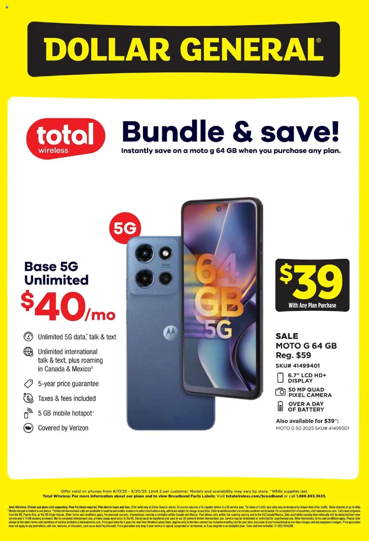 Dollar General Bundle & Save - valid from 17.08.2025 | Page: 1