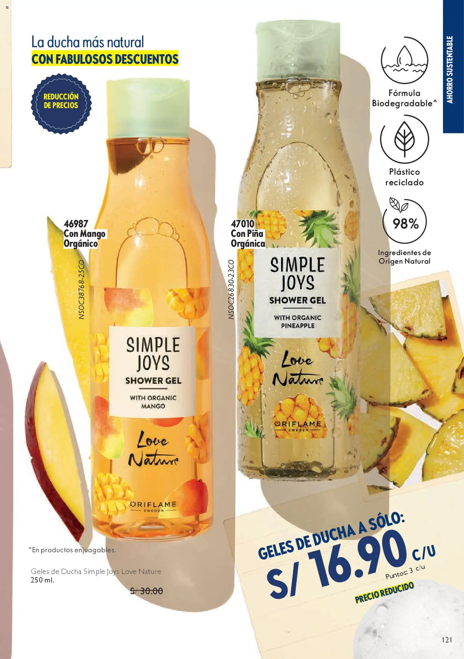 Catálogo Oriflame válido desde 14.02.2026 | Página: 121 | Productos: Ducha, Piña