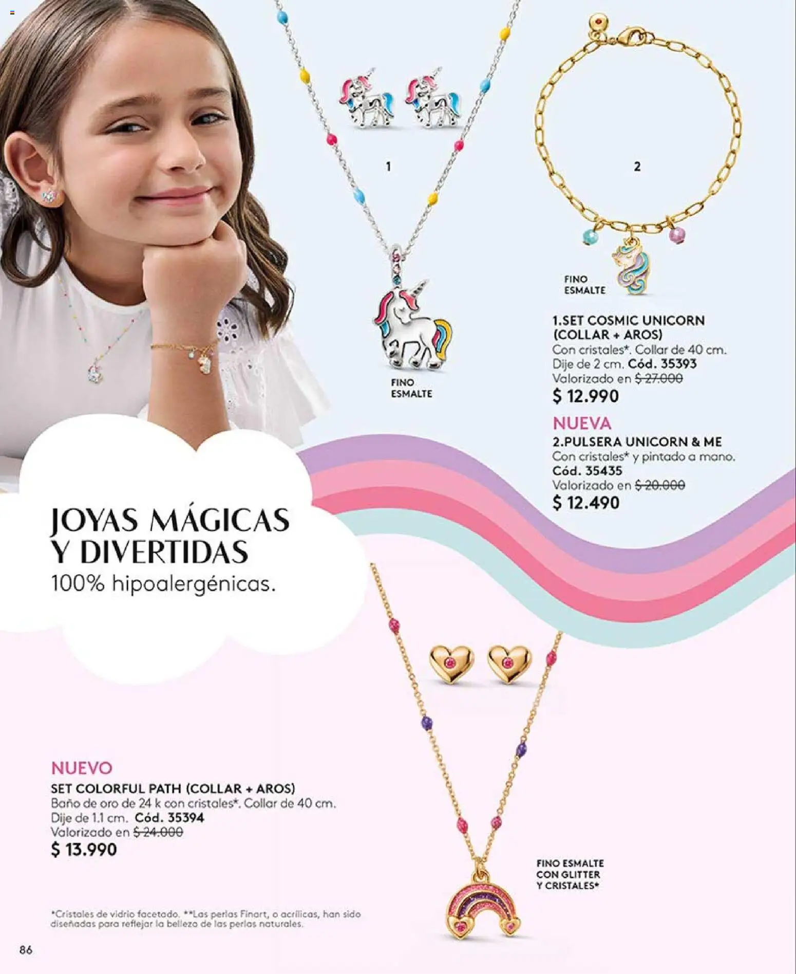 Catálogo Ésika Campaña 7 │ válido desde el 18.04.2026 | Página: 98 | Productos: Glitter, Baño, Collar, Aros