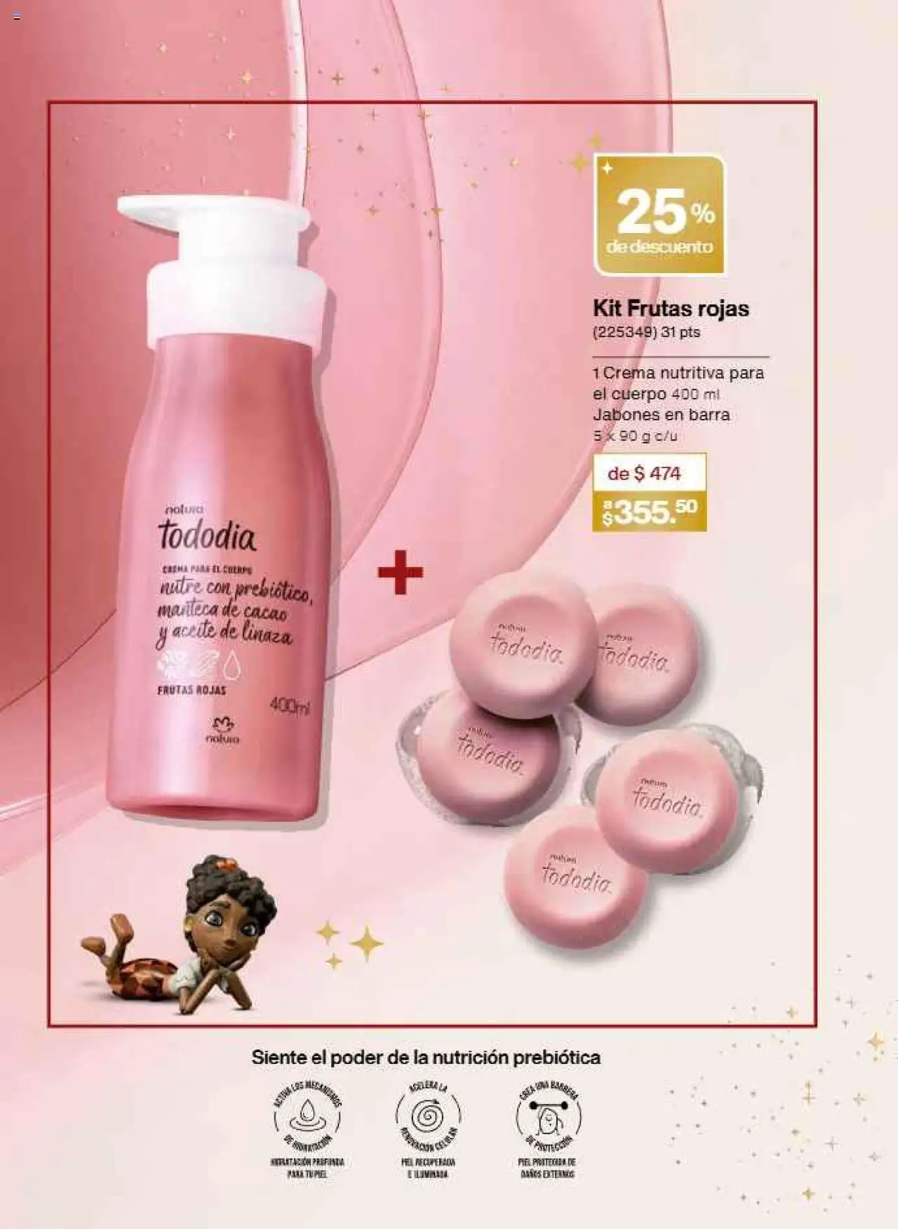 Nuevas ofertas de Natura válidas en toda la República Mexicana desde el 22.11.2025. ¡Encuentra las mejores ofertas en Natura campaña 17 2025! | Página: 136 | Productos: Crema, Aceite, Cacao, Barra
