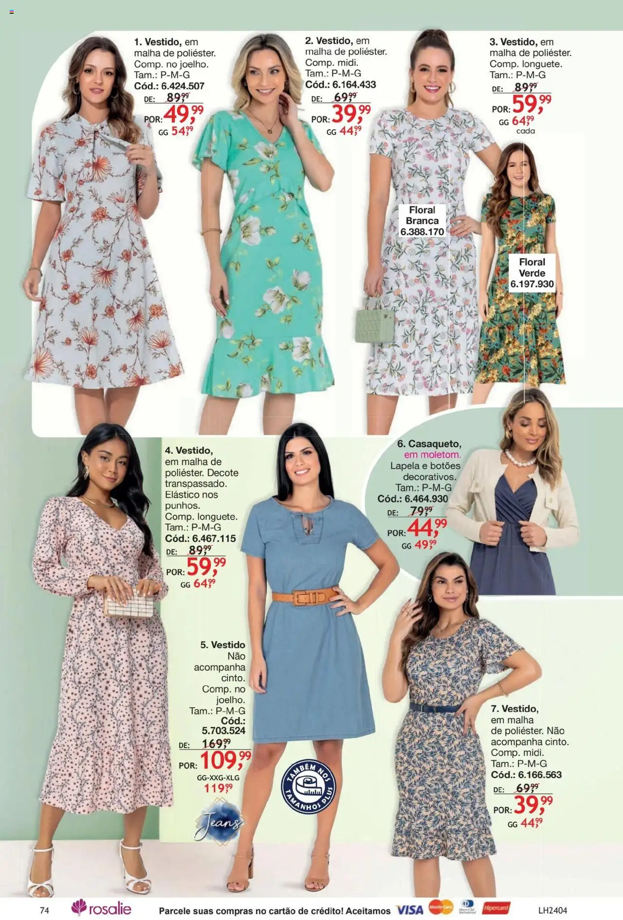 Quatro Estações Folheto - válido de 01.10.2025 | Página: 74 | Produtos: Vestido