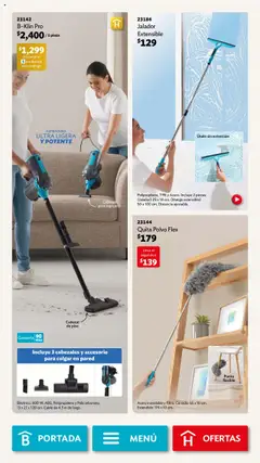 Vista previa de Betterware - Campaña 10 2025, nuevo folleto de la tienda, válido en México a partir del 29.09.2025 | Página: 88 | Productos: Mango, Flexible, Aspiradora, Polvo