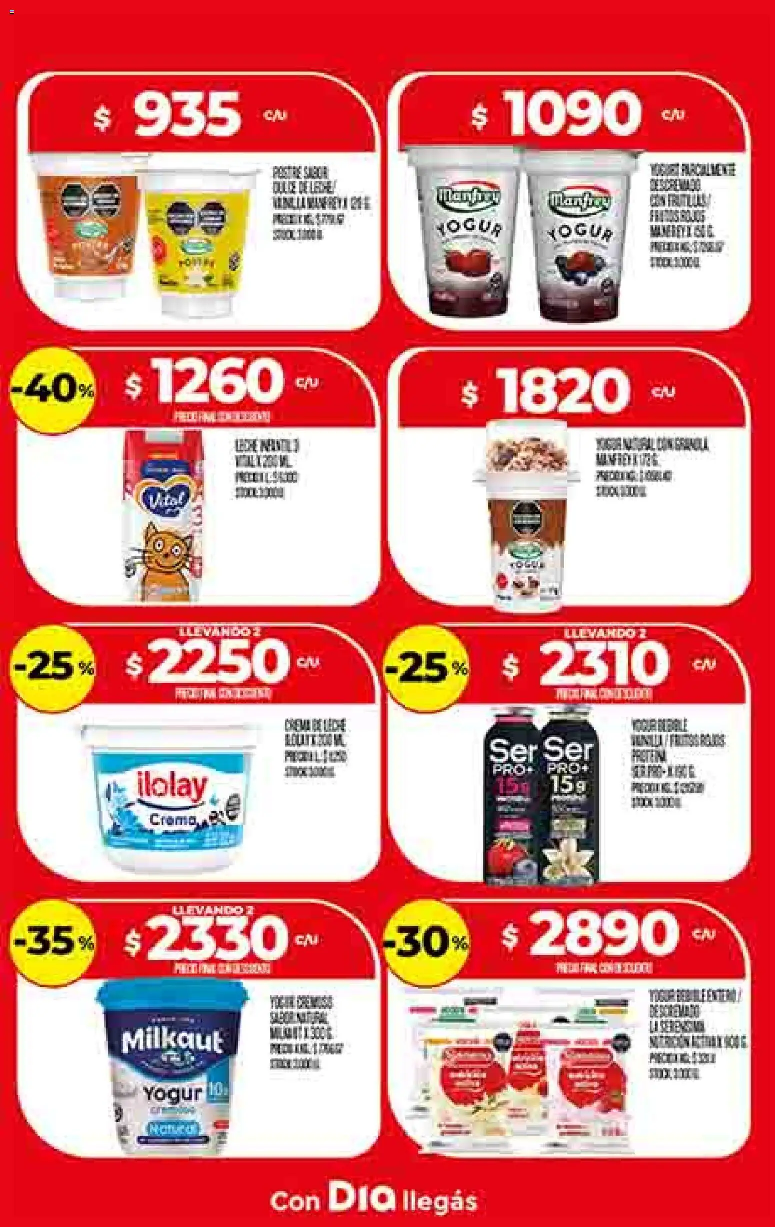Supermercado DIA Ofertas │ válido desde el 22.04.2026 | Página: 13 | Productos: Yogur