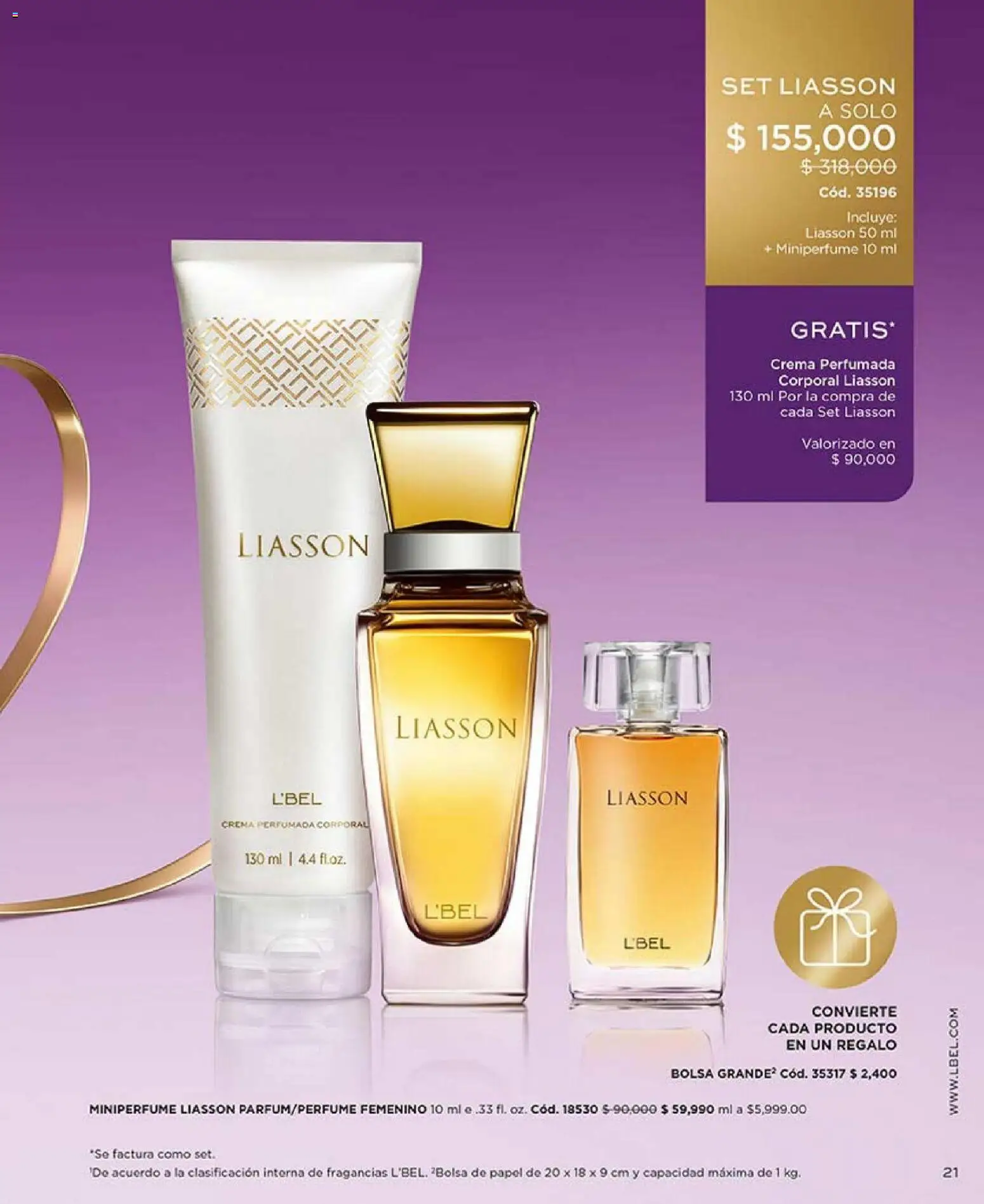 L'Bel revista - valida desde el 01.03.2026 | Página: 21 | Productos: Crema, Bolsa