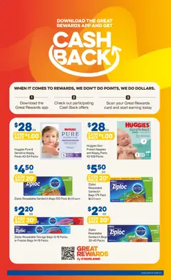 Preview of Foodland catalogue  - valid from 22.04.2026 | Page: 32 | Products: Nappies, Pants, Freezer