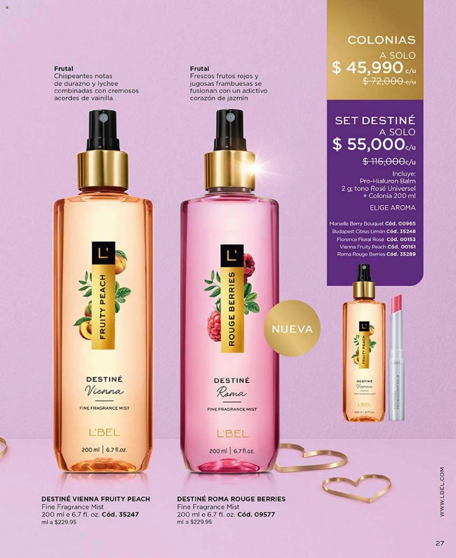 L'Bel revista - valida desde el 01.03.2026 | Página: 27 | Productos: Limón, Durazno