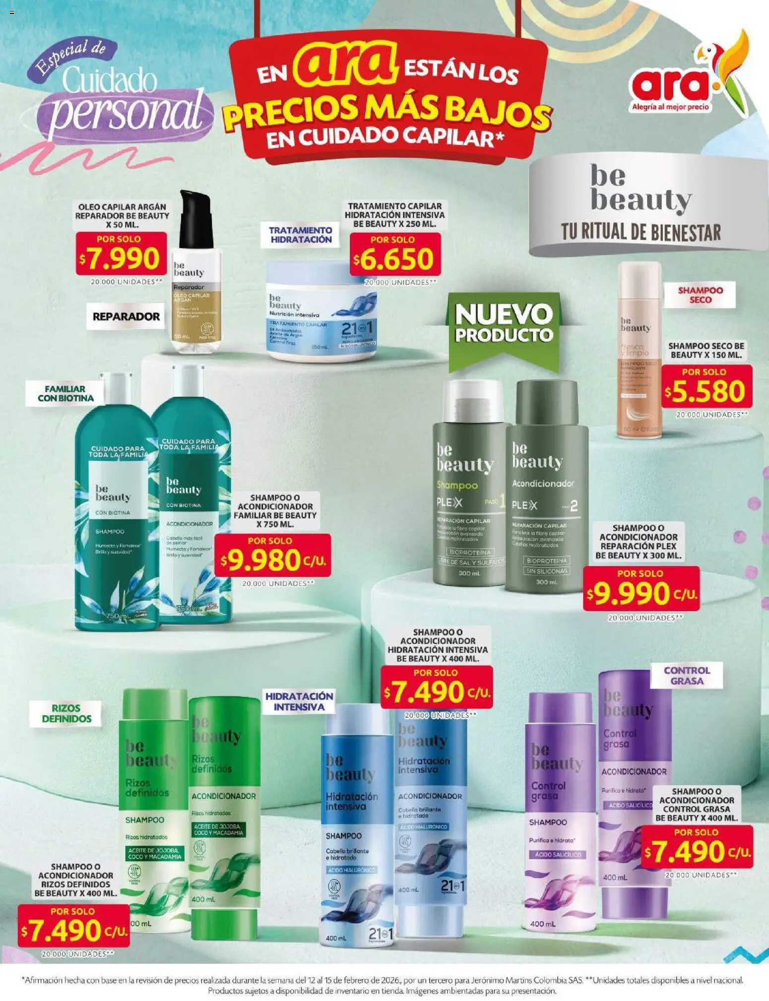 Ara revista - valida desde el 26.02.2026 | Página: 6 | Productos: Sal, Shampoo, Coco, Acondicionador