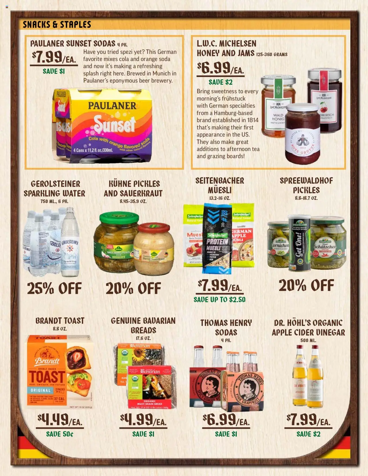 Central Market Weekly Ad - valid from 17.09.2025 | Page: 4 | Products: Vinegar, Cider, Pan, Bread
