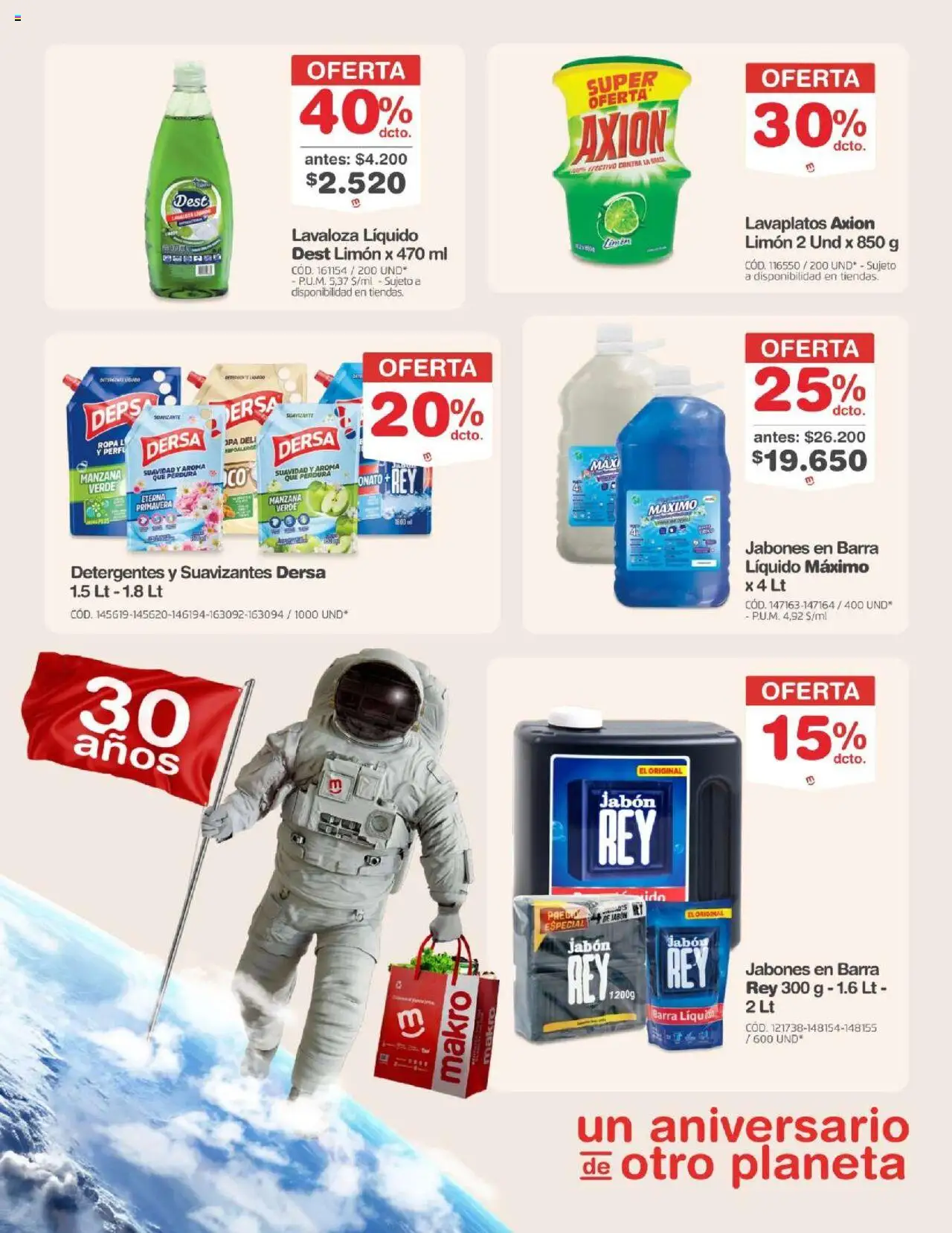 Makro revista - valida desde el 26.09.2025 | Página: 12 | Productos: Suavizante, Limón, Manzana, Ropa