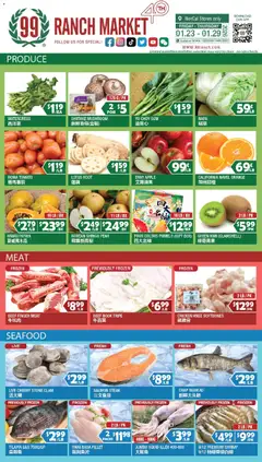 Preview of 99 Ranch Market weekly ads valid from 23.01.2026