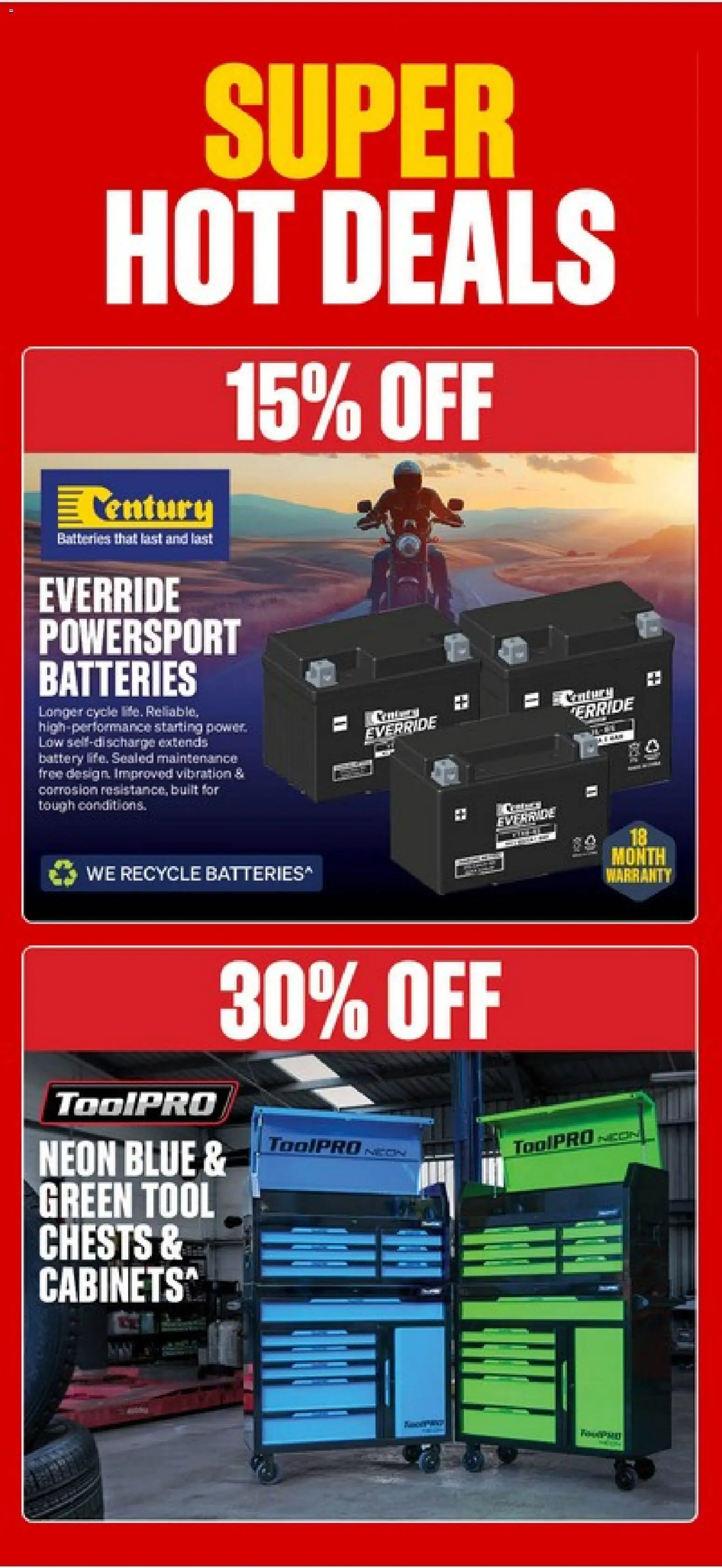 Supercheap Auto catalogue - valid from 19.03.2026 | Page: 3 | Products: Battery, Batteries