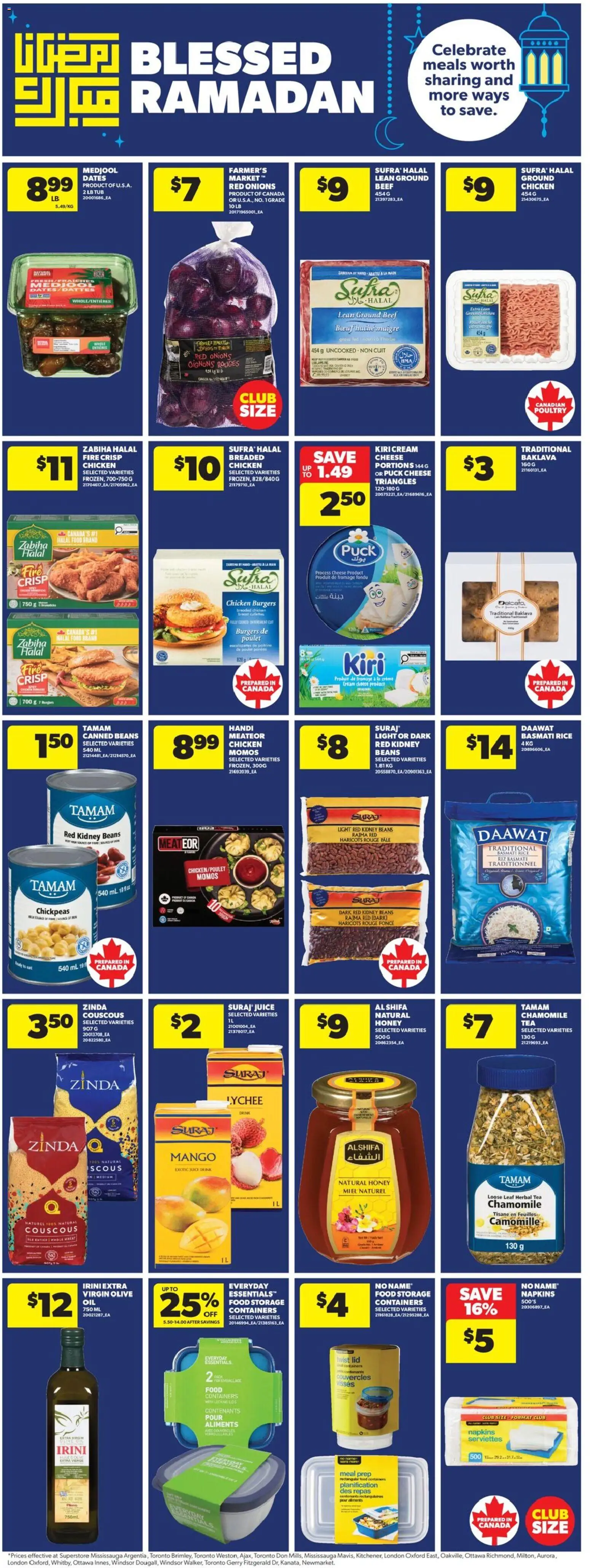 Real Canadian Superstore flyer valid from 26.02.2026 | Page: 10 | Products: Tea, Beef, Cream, Chicken