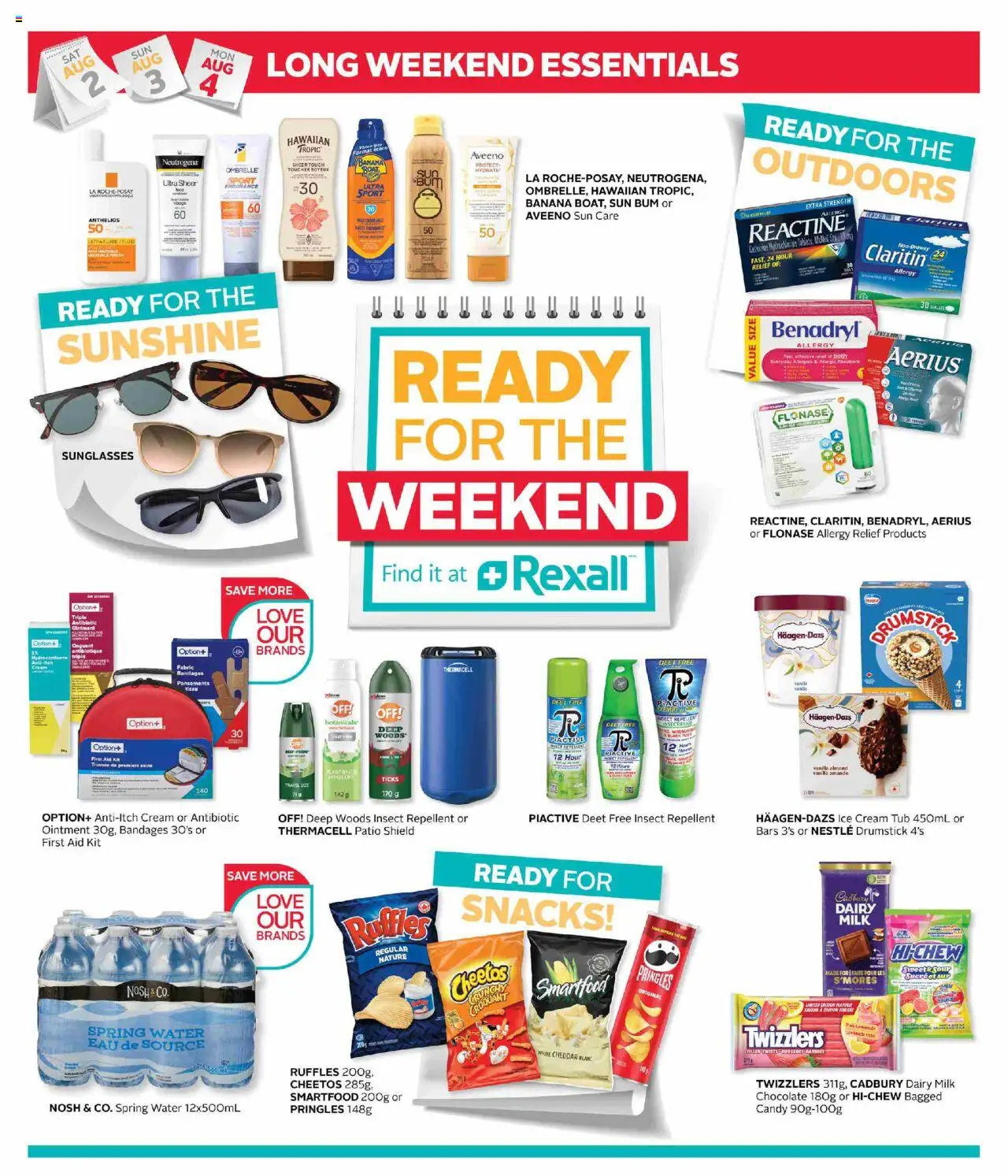 Rexall flyer valid from 01.08.2025 | Page: 18 | Products: Cream, Ice cream, Milk, Chocolate